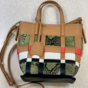 Phillip Lim Odita Mini Lattice Leather Bucket Bag